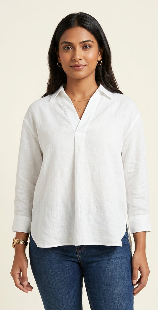 White Cotton Top