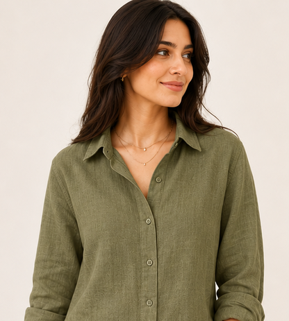 Olive Green Shirt
